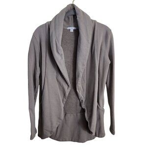 Standard James Perse Open Front 100% Cotton Puddy Color Cardigan Sweater Size M